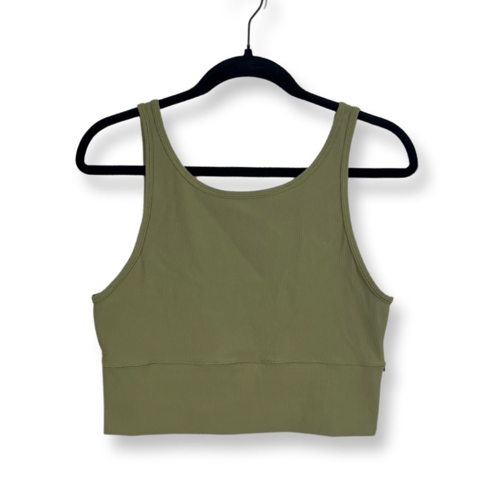 Lululemon Power Pivot Ribbed Tank Ribbed Crop Top Reversible - Picture 5 of 7